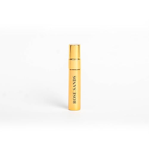 Mini Sample Collection Long Lasting Arabian Perfume for Women, EDP Mens Cologne with Fresh and Fruity Notes 5ml (5ml, Rose Sands)