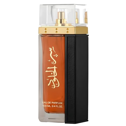 Lattafa Perfumes Ser Al Khulood Gold Eau de Parfum Spray for Unisex, 3.4 Ounce