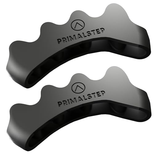 Size XL Toe Separators - Over 50% Thicker & More Durable - Dr. Recommended - Loved by Those with Bunions or Plantar Fasciitis - Toe Spacers for Athletic Mobility (Extra Large)