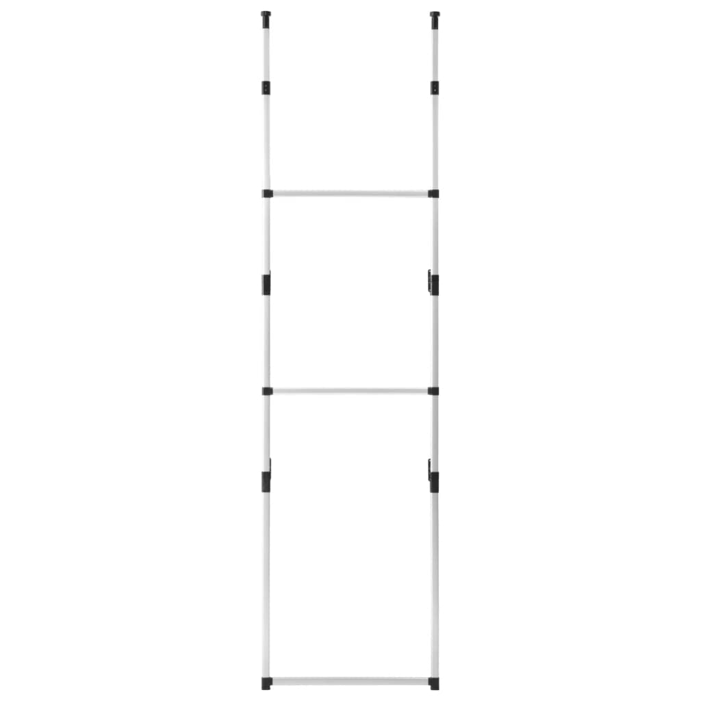 Teenpull Closet Wardrobe System Silver Clothes Hanging, Bedroom Storage - Aluminum Armoire, Lockable Clothes, Wall Locker & Cabinet