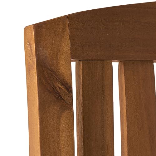 Christopher Knight Home Selma Acacia Rocking Chair with Cushion, Teak Finish