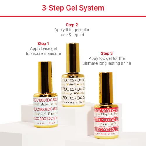 DND DC Gel Polish Set, Pink Collection, UV/LED Gel Polish and Air Dry Nail Lacquer, Matching Chip-Free Polish Duo, 276 Hipster Girl, 0.5 Fl Oz