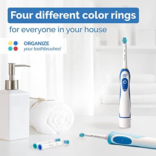 Replacement Toothbrush Heads Compatible with Oral B Braun - 16 Pack Milos Professional Electric Toothbrush Heads Deep Clean Brush Heads Compatible with Oral-B 7000/Pro 1000/9600/ 5000/3000/8000