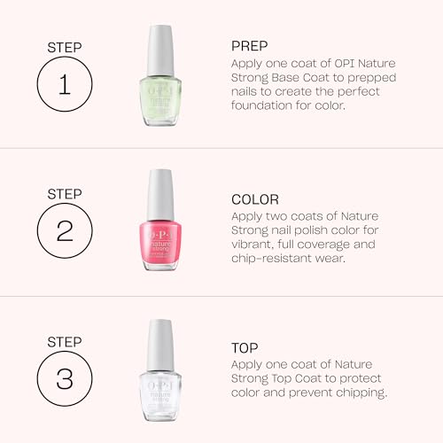 OPI Nature Strong Natural Origin Nail Polish | Opaque Bright Purple Lilac Crème Eco-Friendly Nail Polish | Plant Based, Vegan, Cruelty Free