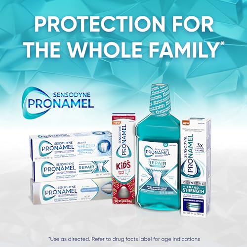 Sensodyne Pronamel Intensive Enamel Repair Toothpaste for Sensitive Teeth, to Reharden and Strengthen Enamel, Extra Fresh - 3.4 Ounces (Pack of 4)