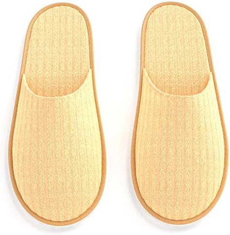 Maeline Spa Slippers, Non Slip Disposable Wholesale Bulk Hotel Slippers for Guests, Multi Color Reusable House Slippers, Indoor, Bathroom, Bedroom, Travel Slippers for Women, Men, Unisex