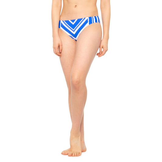 La Blanca Women's Standard Island Goddess Halter Tankini Swimsuit Top, China Blue/White//Archistripe, 8