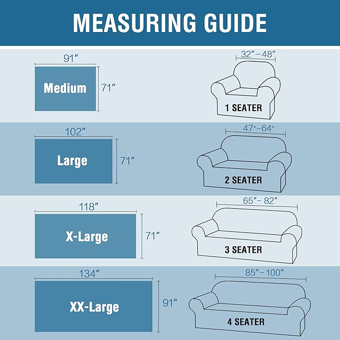 H.VERSAILTEX Cotton Sofa Covers Couch Cover Sofa Slipcover for Most Shape Sofas, Feature Thick Woven Jacquard Seamless with Tassels, Multi-Use Decorative for Couch (Medium: 71" x 91", Green)