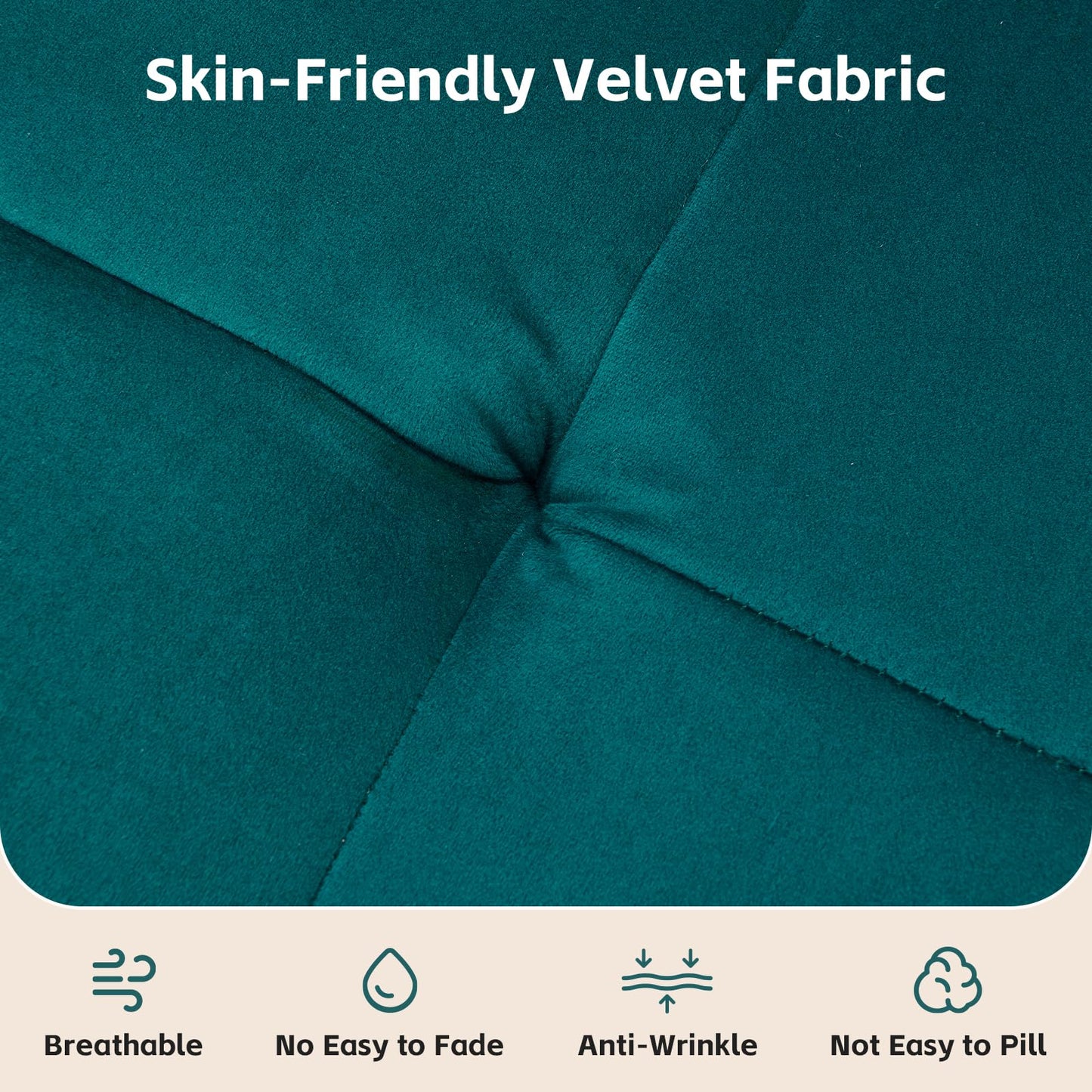 PLANNTONNEO 87" Sectional Sofa Modular Deep Seat Sofa Couch, Futon Sofa Bed,Modern Velvet Sofa Sleeper with USB Ports Comfy Upholstered 3 Seater Couches for Living Room Apartment Bedroom, Green+Gray