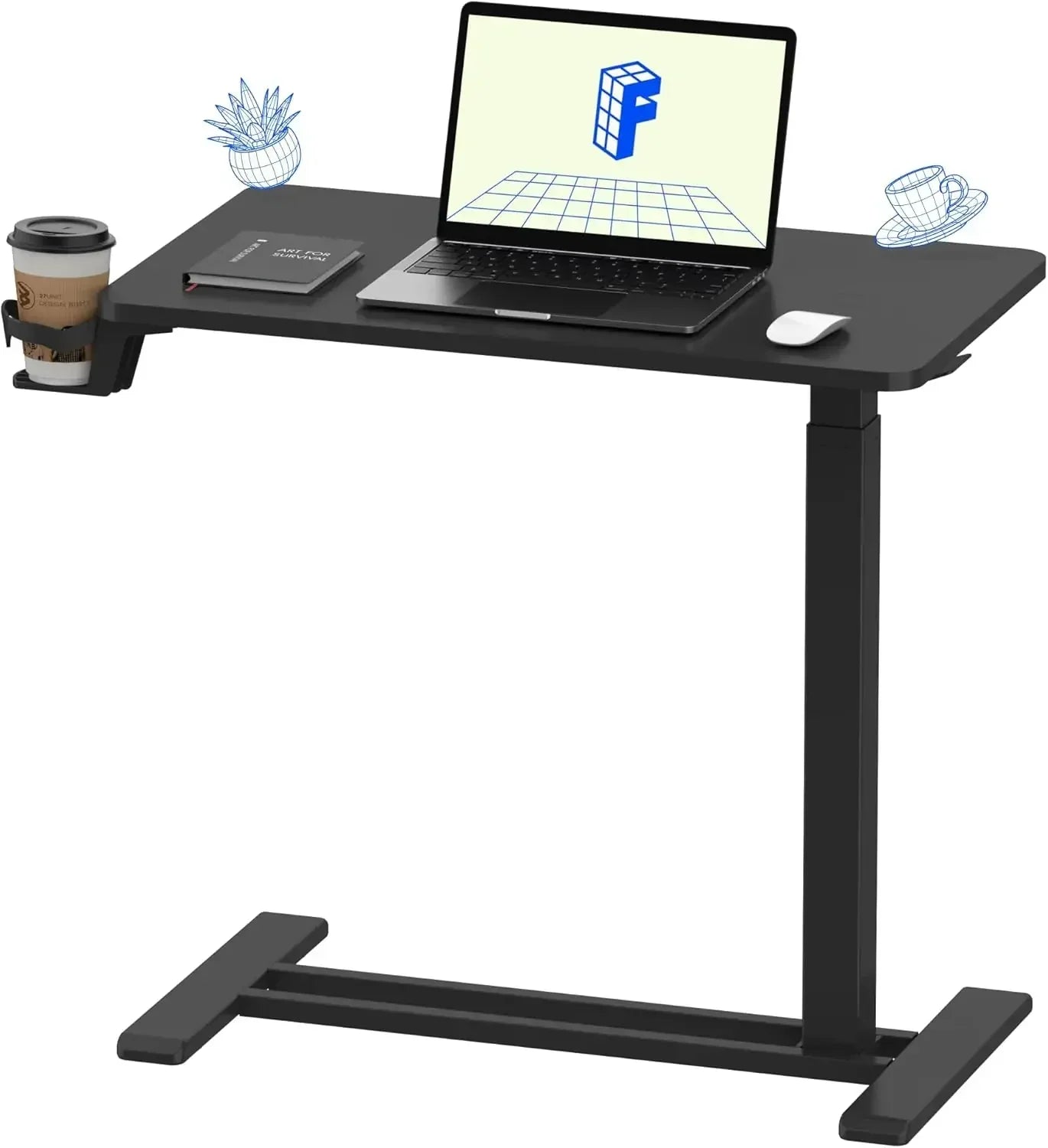 Medical Adjustable Overbed Table