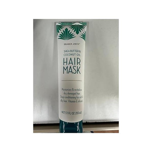 Trader Joe's Shea Butter & Coconut Oil Hair Mask 5.1 FL OZ - 2-Pack Y